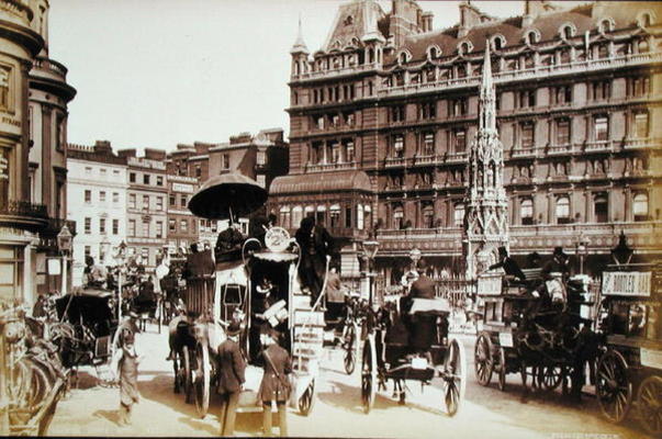 Charing Cross, London, c.1900 (photo) à Photographe anglais, (20ème siècle)