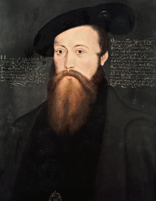 Portrait of Thomas Seymour (1508-1549) Baron Seymour à École anglaise de peinture