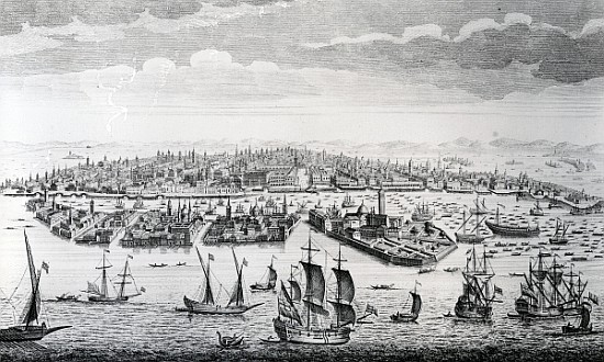 A Perspective View of the City of Venice à École anglaise de peinture