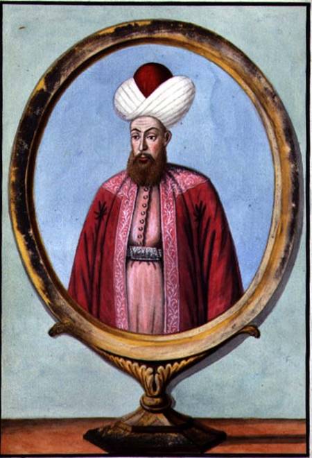 Amurath (Murad) I (1319-89), Sultan 1359-89, from 'A Series of Portraits of the Emperors of Turkey' à École anglaise de peinture