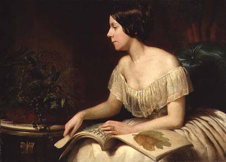 Miss Anne Pratt, the famous botanist à École anglaise de peinture