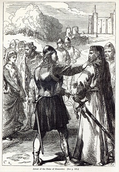 Arrest of the Duke of Gloucester, illustration from ''Cassell''s Illustrated History of England'' à École anglaise de peinture