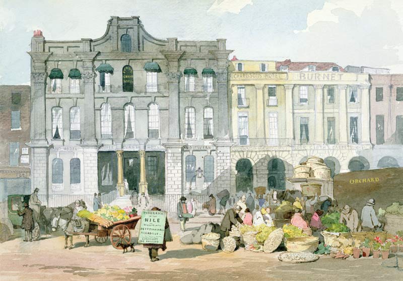 Covent Garden Market à École anglaise de peinture