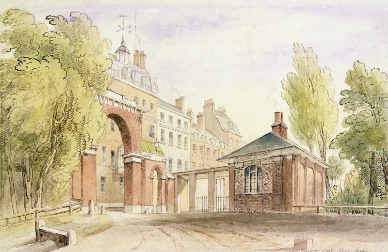 Cumberland Gate, Hyde Park à École anglaise de peinture
