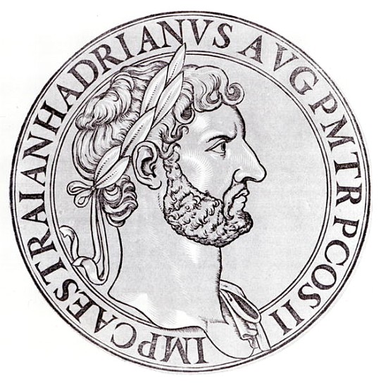Emperor Hadrian (76-138) à École anglaise de peinture