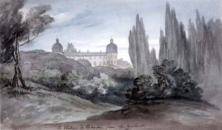 The Gardens of the Chateau of Valencay à École anglaise de peinture