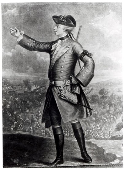 General James Wolfe (1727-59) à École anglaise de peinture