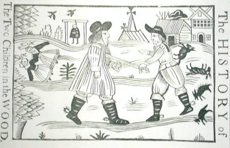 The History of the Two Children in the Wood, from a collection of chapbooks on esoterica à École anglaise de peinture