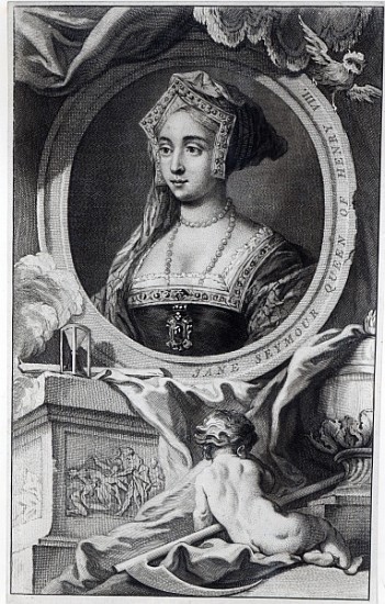 Jane Seymour; engraved by Jacobus Houbraken à École anglaise de peinture