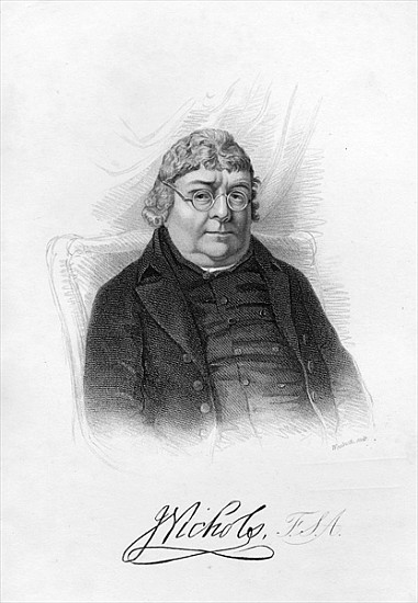 John Nichols; engraved by Woolnoth à École anglaise de peinture