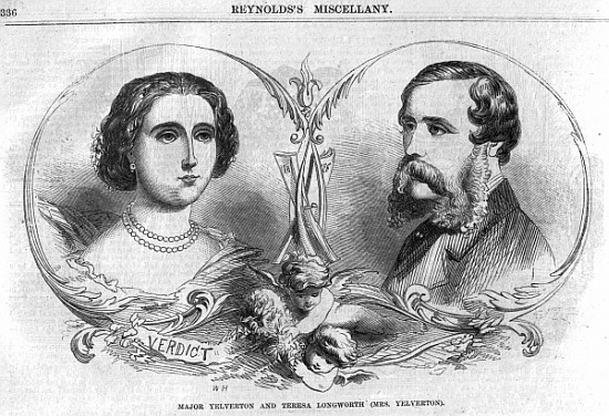 Major Yelverton and Teresa Longworth (Mrs Yelverton), illustration from ''Reynolds Miscellany'' à École anglaise de peinture