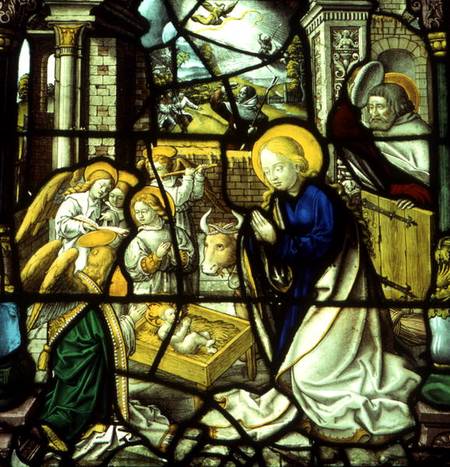 The Nativity à École anglaise de peinture
