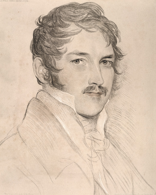 Portrait of Leopold I (1790-1865) of Saxe-Cobourg-Gotha à École anglaise de peinture