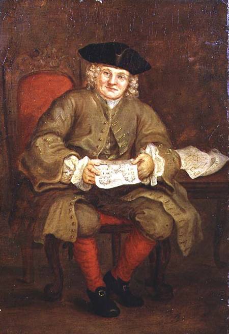 Portrait of Captain Coram à École anglaise de peinture