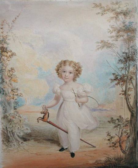 Portrait of a Child à École anglaise de peinture