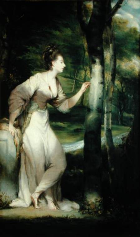 Portrait of Joanna Lloyd of Maryland or his studio à École anglaise de peinture