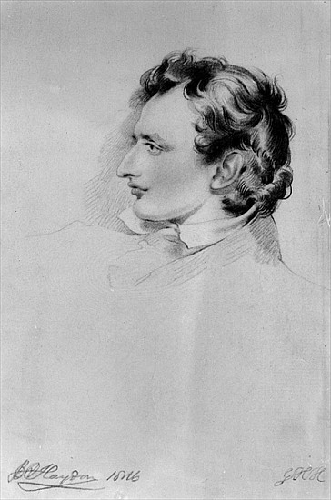 Portrait of Benjamin Robert Haydon à École anglaise de peinture