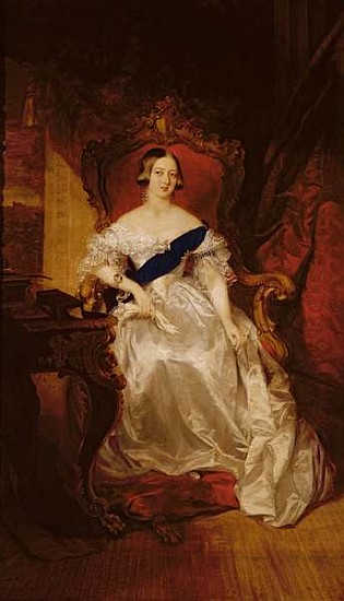 Portrait of Queen Victoria à École anglaise de peinture