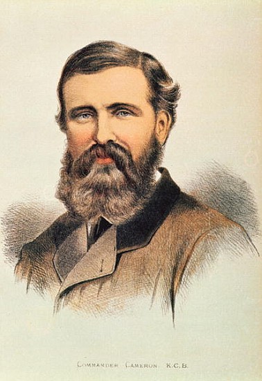 Portrait of Verney Lovett Cameron (1844-94), English explorer à École anglaise de peinture
