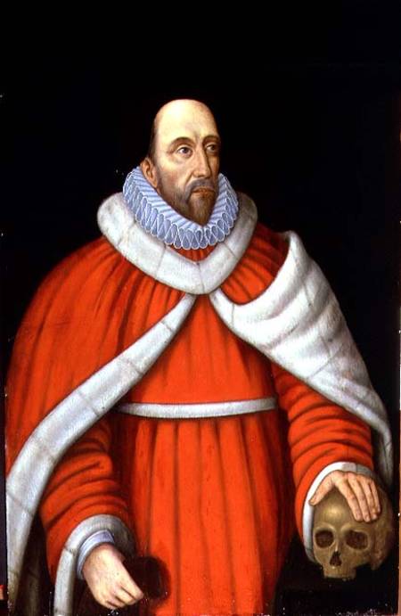 Portrait of Sir Edward Coke (1552-1634) à École anglaise de peinture