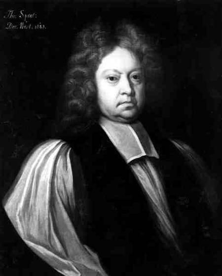 Portrait of Thomas Sprat (1635-1713), Bishop of Rochester and Dean of Westminster à École anglaise de peinture
