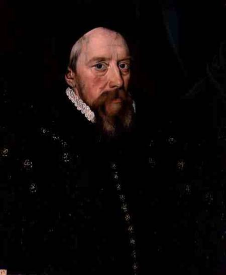 Portrait of William Cecil à École anglaise de peinture