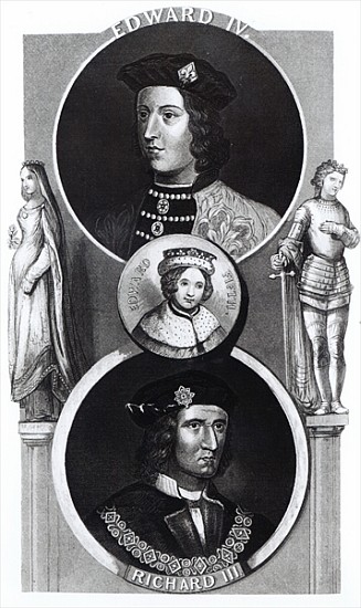 Portraits of Edward IV, Edward V and Richard III à École anglaise de peinture