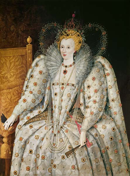 Queen Elizabeth I of England and Ireland (1533-1603) à École anglaise de peinture