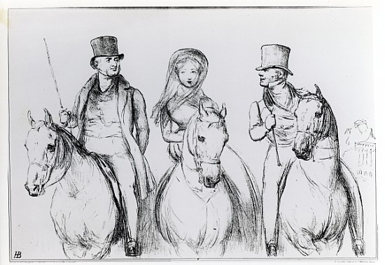 Queen Victoria, Lord Melbourne and Lord Russell à École anglaise de peinture