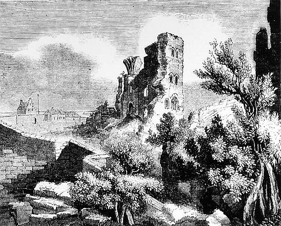 Ruins of Scarborough Castle à École anglaise de peinture