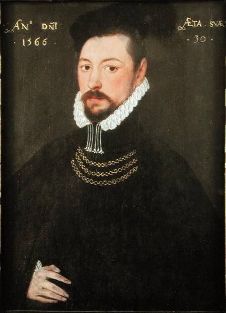 Sir Edmund Huddleston (1536-1606) à École anglaise de peinture