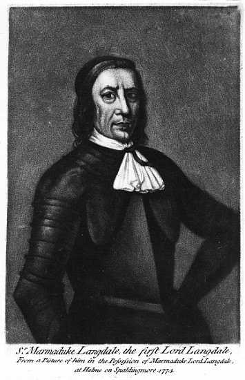 Sir Marmaduke Langdale, 1st Lord Langdale, c.1774 à École anglaise de peinture