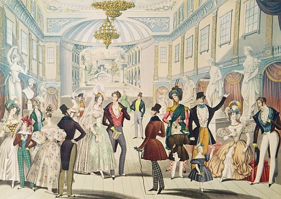 Summer Fashions for 1836 à École anglaise de peinture