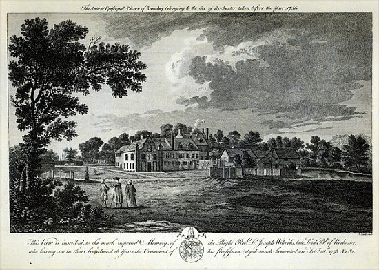 The Ancient Episcopal Palace of Bromley à École anglaise de peinture