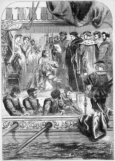 The Arrest of Anne Boleyn à École anglaise de peinture