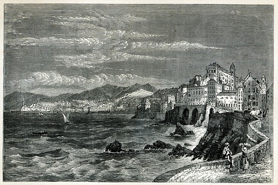 The City of Genoa à École anglaise de peinture