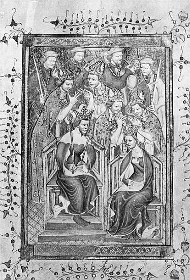 The Coronation of Richard II à École anglaise de peinture