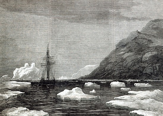 The cruise of the Pandora: Arrival off Cape Isabella, from ''The Illustrated London News'' à École anglaise de peinture