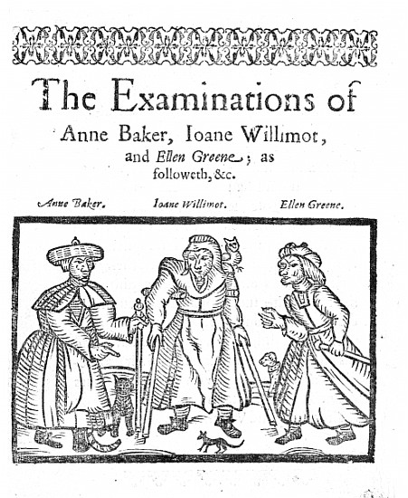 The Examinations of Anne Baker, Joanne Willimot and Ellen Greene à École anglaise de peinture