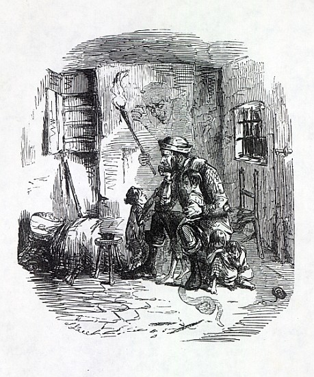The Home of the Rick-Burner, illustration from ''Punch'' à École anglaise de peinture