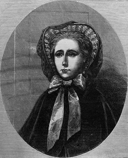 The Hon. Mrs Yelverton, 1861 (newsprint) à École anglaise de peinture