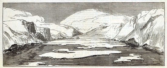 The North Pole Expedition: Discovery Bay, from ''The Illustrated London News'' à École anglaise de peinture