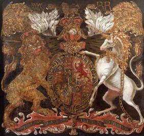 Royal Coat of Arms of William (1650-1702) and Mary (1662-94)
