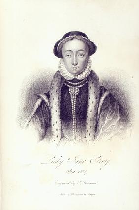Lady Jane Grey; engraved by S. Freeman