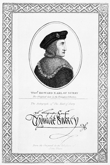 Thomas Howard, Earl of Surrey and 2nd Duke of Norfolk à École anglaise de peinture