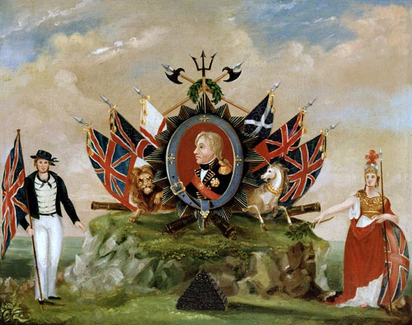 A Tribute to Nelson (1758-1805) à École anglaise de peinture