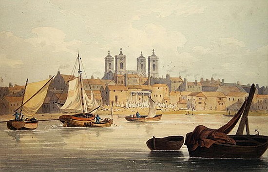 View of Millbank à École anglaise de peinture