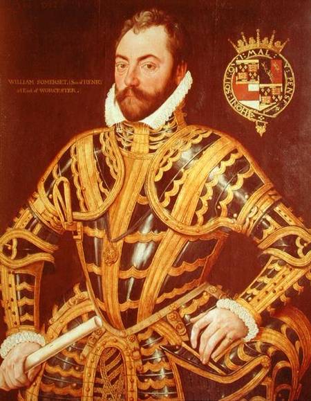 William Somerset (c.1527-89) 3rd Earl of Worcester à École anglaise de peinture