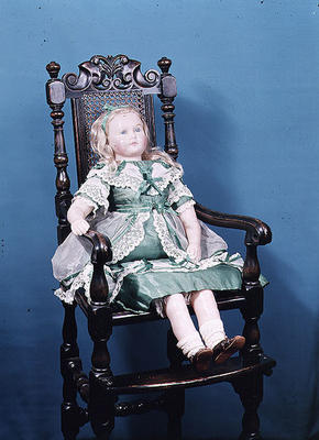 Doll, probably made by Charles Marsh, 1865 (wax) à Ecole anglaise, (19ème siècle)
