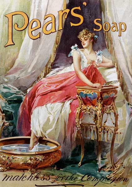 Advertisement for 'Pears' Soap' à Ecole anglaise, (19ème siècle)